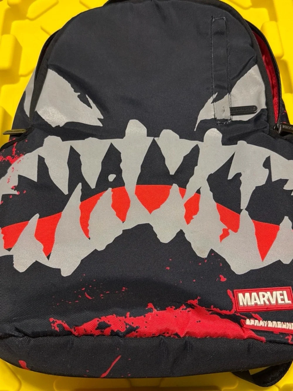 Sprayground Kids Backpack Marvel Black Red Gray